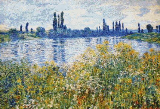Flowers Along the Seine
