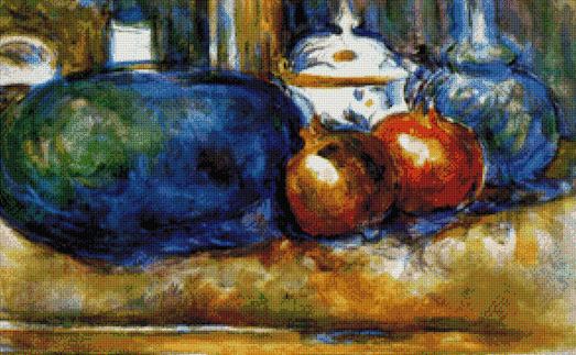 Watermelon and Pomegranates - Paul Cezanne
