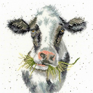 click here to view larger image of Milk Maid - Wrendale (counted cross stitch kit)