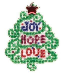 click here to view larger image of Joy, Hope, Love (2021) (bead kit)