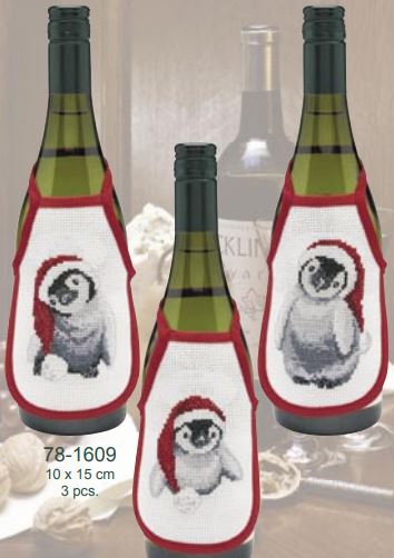 click here to view larger image of Penguins (counted cross stitch kit)
