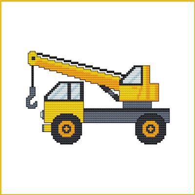 Construction Truck - Hook Crane