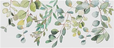 Watercolour Eucalyptus Leaves