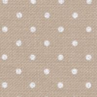 Light Taupe with White Petit Point - 32ct Lugana
