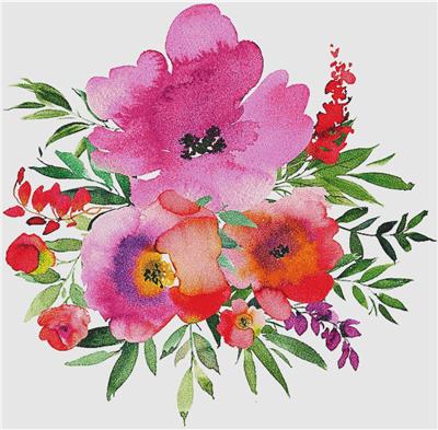 Fuchsia Floral Arrangement