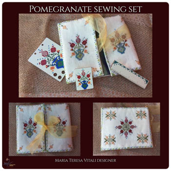 click here to view larger image of Pomegranate Sewing Set (chart)
