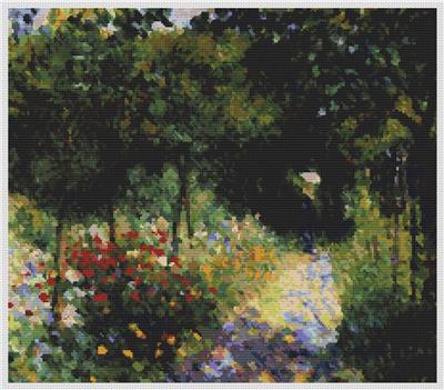 Woman at the Garden (Pierre-Auguste Renoir)