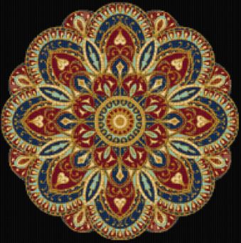 Mandala 4 (Small) - Cross Stitch Collectibles  