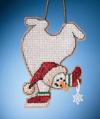 click here to view larger image of Tumbling Snowman 2021  (counted cross stitch kit)