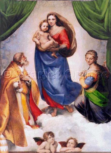 Sistine Madonna, The - Raphael