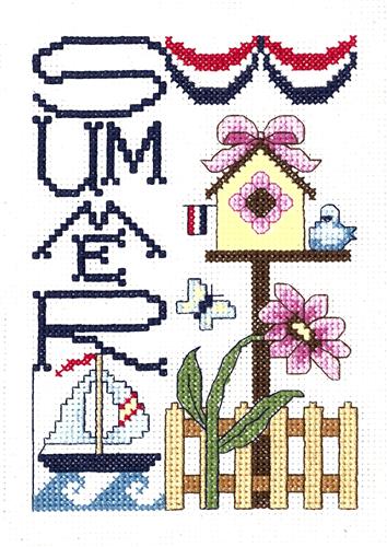 click here to view larger image of Summer Season Kit (counted cross stitch kit)