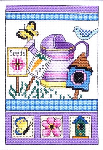 click here to view larger image of Spring Joy 4 Kit (counted cross stitch kit)