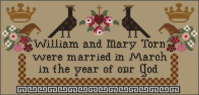 click here to view larger image of William and Mary Married in March (chart)