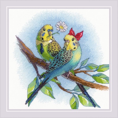 click here to view larger image of Love is in the Air (counted cross stitch kit)