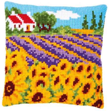 Sunflower Field Cushion