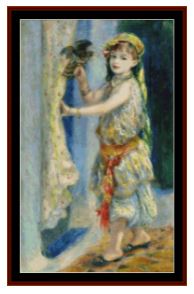 Girl with Falcon - Renoir