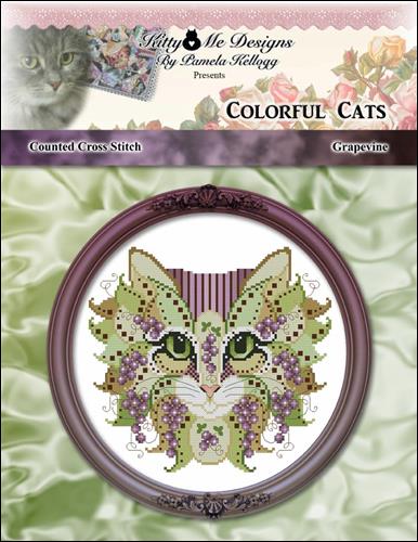 click here to view larger image of Colorful Cats - Grapevine (chart)