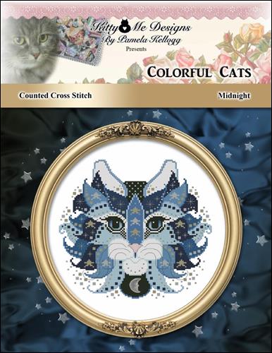 click here to view larger image of Colorful Cats - Midnight (chart)