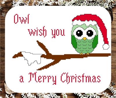 click here to view larger image of Christmas Owl (chart)