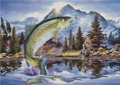 click here to view larger image of Rainbow Trout - Large (chart)