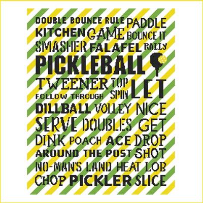 click here to view larger image of Subway Art - Pickleball (chart)