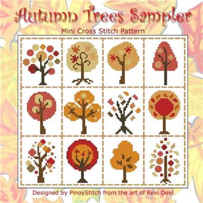 Autumn Trees Sampler