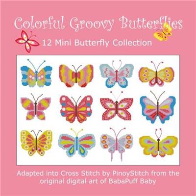 Colorful Groovy Butterflies