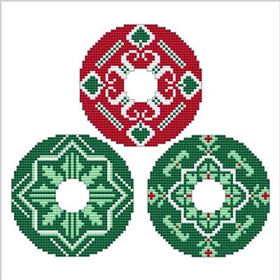 click here to view larger image of Christmas Trio One - Small Donuts Shape (chart)