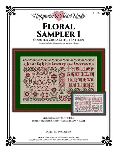 click here to view larger image of Floral Sampler 1 (chart)