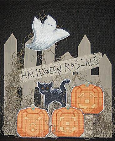 By the Fence - Halloween Rascals