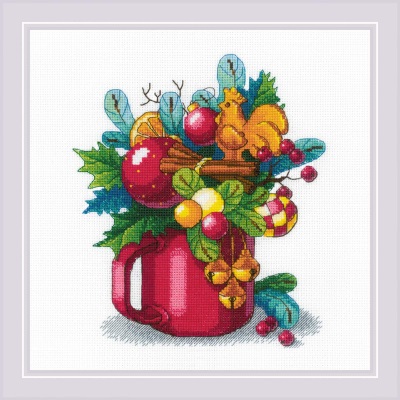 click here to view larger image of New Years Aroma (counted cross stitch kit)