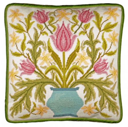 Vase of Tulips Tapestry - William Morris