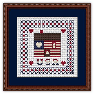 click here to view larger image of Patriotic at Heart Cabin (chart)