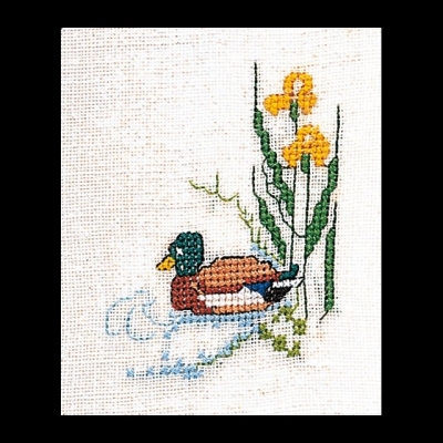 click here to view larger image of Mallard Duck (counted cross stitch kit)