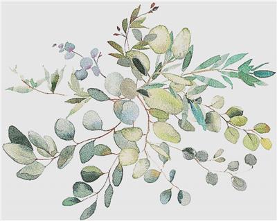 Watercolour Eucalyptus Arrangement