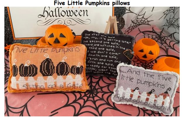 Five Little Pumpkins Pillows