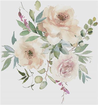 Rose and Succulent Arrangement