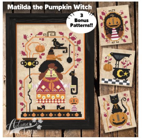click here to view larger image of Matilda the Pumpkin Witch (Chart1)