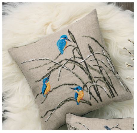 Kingfisher Cushion 