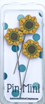 Mini Pins - 3 Sunflowers