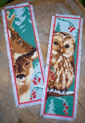 Owl and Deer Bookmarks