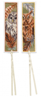 Owl with Feathers Bookmarks