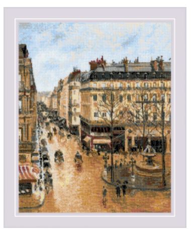 Saint-Honore Street after C Pissarro's Painting
