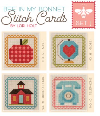 Stitch Cards - Set J