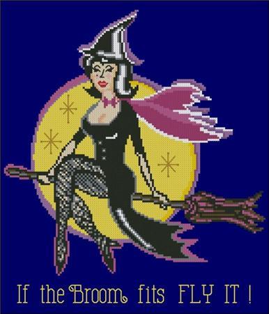 Witch - If the Broom Fits Fly It!