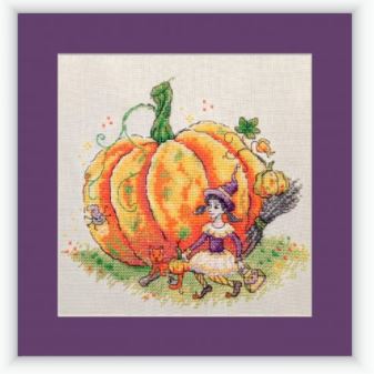 click here to view larger image of Pumpkin  (counted cross stitch kit)