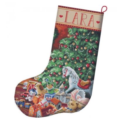 click here to view larger image of Cozy Christmas Stocking (counted cross stitch kit)