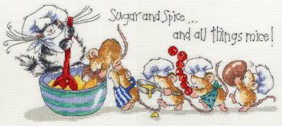 click here to view larger image of Sugar and Spice - Margaret Sherry (counted cross stitch kit)