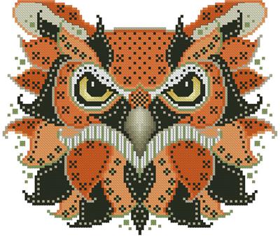 click here to view larger image of Colorful Owls Edgar (chart)