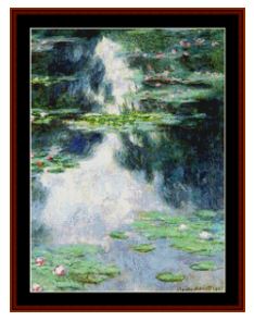 Pond with Waterlilies - Monet